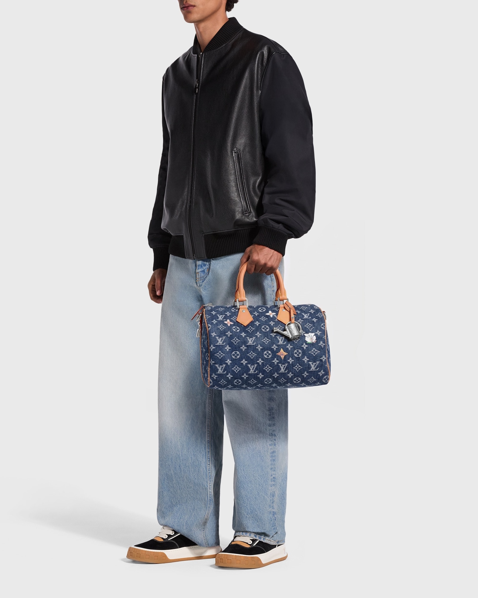 Louis Vuitton モノグラム デニム ハンドバッグ スピーディー スピーディ・バンドリエール 30 その他モノグラム｜ルイ・ヴィトン